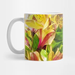 Yellow and Red Flowers Mug